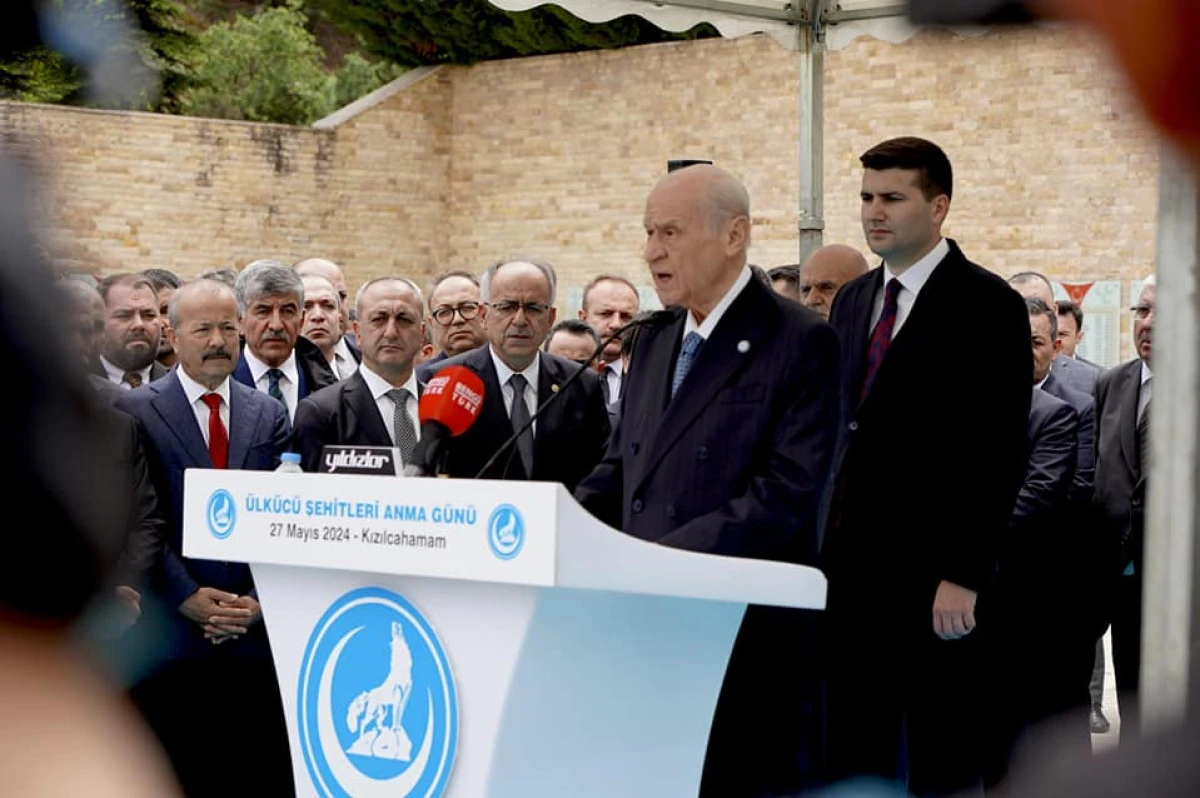 MHP lideri Bahçeli Kızılcahamam'da konuşacak