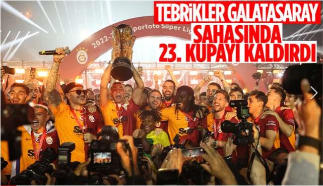 Şampiyon Galatasaray Fenerbah&ccedil;e Derbisi Sonrası Kupasına Kavuştu