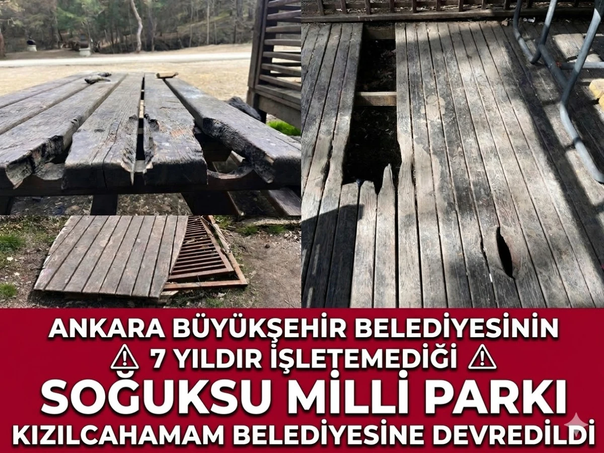 Soğuksu Milli Parkı Kızılcahamam Belediyesine Devredildi