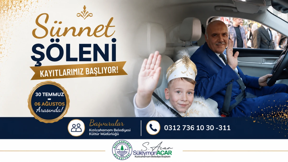 S&uuml;nnet Ş&ouml;leni Kayıtları Başlıyor