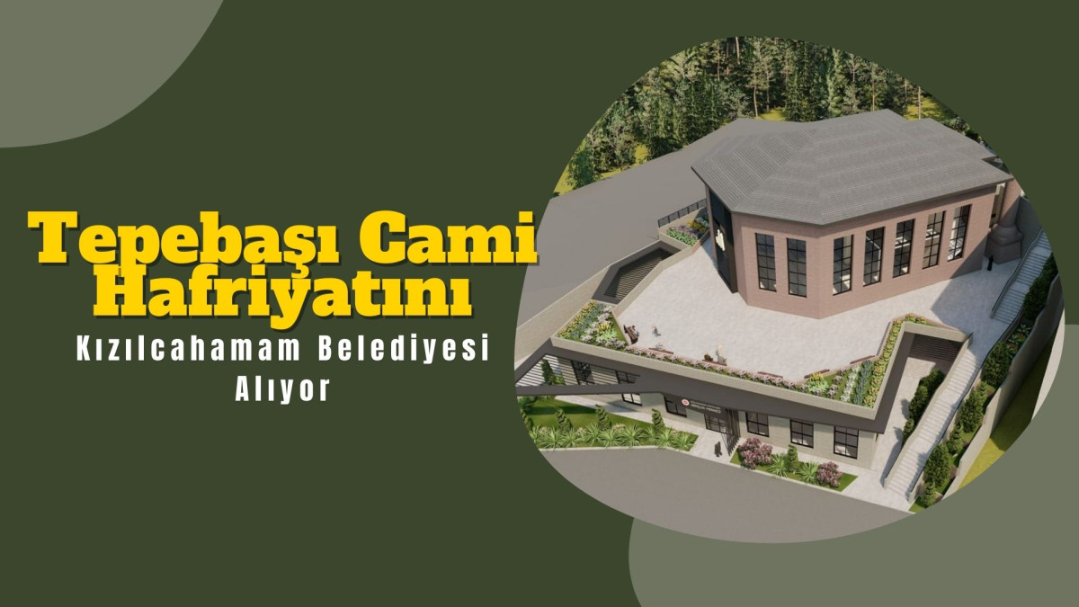 Tepebaşı Cami Hafriyatını Kızılcahamam Belediyesi Alıyor