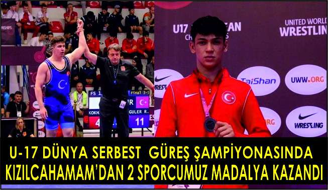 U17 Avrupa G&uuml;reş Şampiyonası'nda sporcularımız 2 madalya birden kazandı