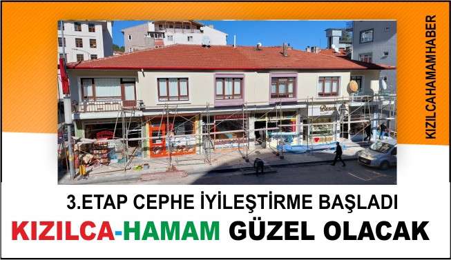 Üçüncü Etap Cephe İyileştirme İşi Başladı