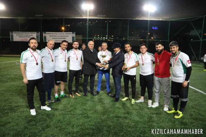 Kaymakamlık Futbol Turnuvasında Şampiyon Kızılcahamam Belediyesi 