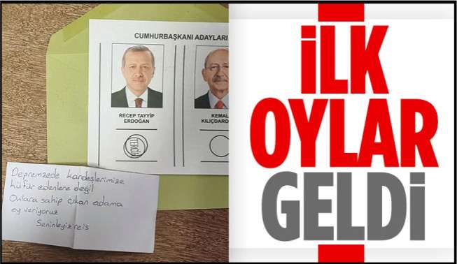 Yurt dışında oy kullanımı başladı, ilk kareler geldi: Depremzedelere sahip çıkanlayız
